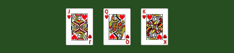 블랙잭 룰 (J, Q, K 카드 세는 법)